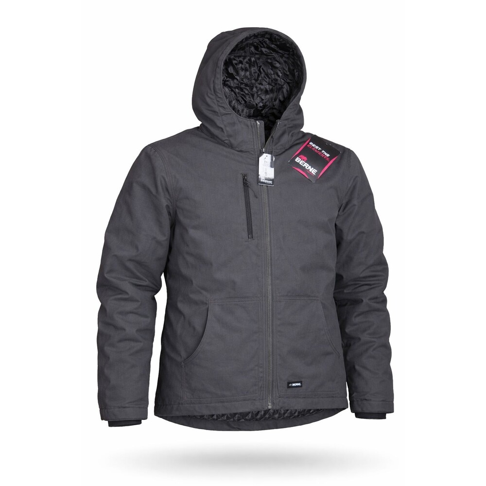 Berne Ladies Softstone Insulated Duck Jacket Heavy Duty 2XL 20-22  Gray